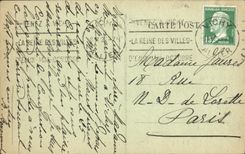 VINTAGE POSTCARD Vichy the New park On Banks of L Allier