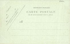 VINTAGE POSTCARD Vichy the Bridge on L Allier