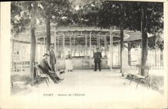 VINTAGE POSTCARD Vichy Source of L Hospital
