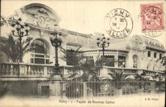 VINTAGE POSTCARD Vichy Frontage of the New Casino