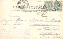 VINTAGE POSTCARD Vichy House of Baillage