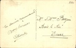 VINTAGE POSTCARD Vichy Court of L Clock