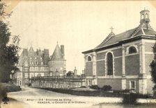 CPA Environs de Vichy Randan la Chapelle et le Chateau