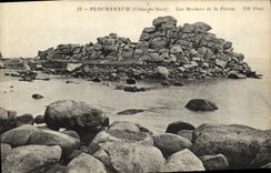 CPA Ploumanch Les Rochers de la Pointe