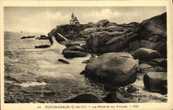 CPA Ploumanch La Pointe Du Phare