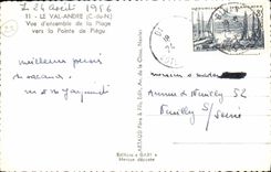 MODERN CARD Valley Andre Vue D beach suit Towards Top of Piegu