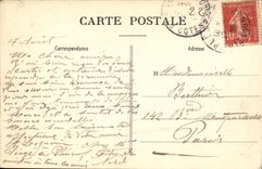 CPA Chateau de Nantois pres Val Andre a Mme la comtesse de Nantois 