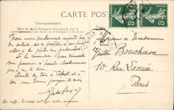 CPA Saint Cast Villas sur Rochers et la Plage