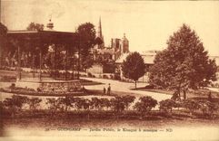 CPA Guingamp Jardin Public le Kiosque a musique