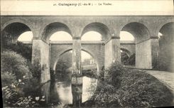 CPA Guingamp Le Viaduc