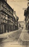 CPA Saint Brieuc Vieilles Maisons rue Fardel P Rault Peintre