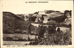 CPA Saint Brieuc La Vallee du Gouedic le College E Renan et le palais de justice