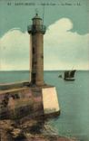 CPA Saint Brieuc Sous la Tour Le Phare