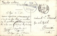 CPA Entree du Port Legue Saint Brieuc Bateau