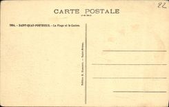 CPA Saint Quay Portrieux La Plage et le Casino