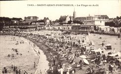 CPA St Quay Portrieux La Plage en Aout