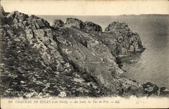 CPA Dinan Chateau Les Tas de pois