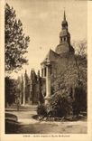CPA Dinan Jardin Anglais et Eglise St Sauveur