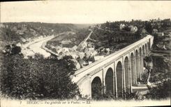CPA Dinan Vue Generale sur le Viaduc