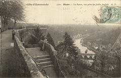 CPA Dinan La Rance Vue prise du Jardin Anglais 