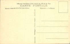 VINTAGE POSTCARD Island of Brehat the Split of the Peacock