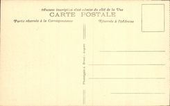 VINTAGE POSTCARD Island of Brehat Entered of the Closed Port Night effect