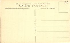 VINTAGE POSTCARD Island of Brehat the Lighthouse of the Peacock Breaking west coast