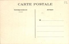 VINTAGE POSTCARD Island of Brehat Etaude de Rochers with the Peacock