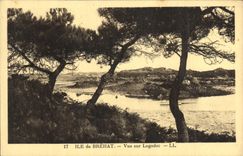 VINTAGE POSTCARD Island of Brehat Seen On Logodec
