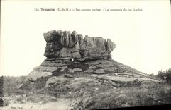 CPA Tregastel Ses Curieux Rochers La Couronne du roi Grallon