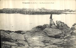 CPA Tregastel Les Rochers de la Rade