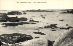 CPA Tregastel Les Rochers de Port