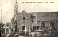 CPA Tregastel L Eglise et l Ossuaire
