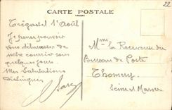 CPA Tregastel Chateau de Costaeres du Stenkiewiez ecrivit Quo Vadis
