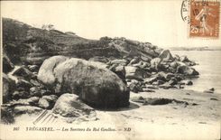 CPA Tregastel Les Sentiers du Roi Grallou