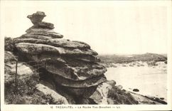 CPA Tregastel La Roche Tire Bouchon