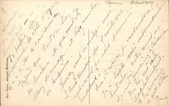 VINTAGE POSTCARD Guethary the Old Vault Dimensions Basque