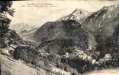 VINTAGE POSTCARD the Low Pyrenees Eaux Sound View