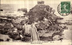 CPA Biarritz Le Rocher du Basta