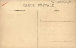 CPA Biarritz Rocher de la Vierge par gros temps