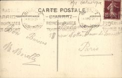 CPA La Cote Basque Biarritz Le Rocher de la Vierge 