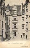 VINTAGE POSTCARD Pau Court D Honor of the Castle