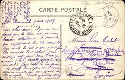 VINTAGE POSTCARD Pau the Castle Room Louis XIV Apartment D Abd el Kader