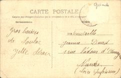 VINTAGE POSTCARD Soulac On Mer the Beach has Low tide Groups D Enfants