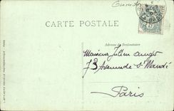 CPA Bordeaux Le Pont et la Ville pris de la Tour Saint Michel