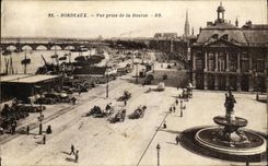 CPA Bordeaux Vue Prise de la Bourse