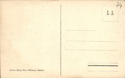 VINTAGE POSTCARD Chamonix Sea of Ice and L Hotel of Montenvers