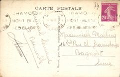 CPA Chamonix Mont Blanc Teleferique de Plan Praz Brevent