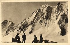 VINTAGE POSTCARD Chamonix Mont Blanc Glacier D Argentiere