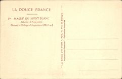 VINTAGE POSTCARD Chamonix Mont Blanc Glacier D Argentiere